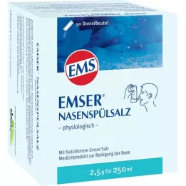 EMSER Nasal rinsing salt physiological sachet, 50 pcs
