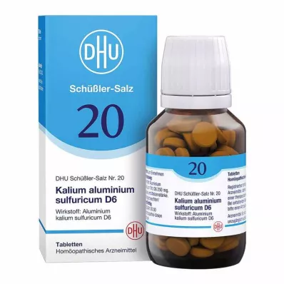 BIOCHEMIE DHU 20 Potassium alum.sulphur.D 6 tablets, 200 pcs BIOCHEMIE DHU 20 Potassium alum.sulphur.D 6 tablets, 200 pcs