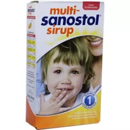 MULTI SANOSTOL Syrup without added sugar, 260 g