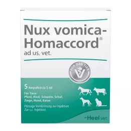 NUX VOMICA HOMACCORD ad us.vet.ampoules, 5 pcs