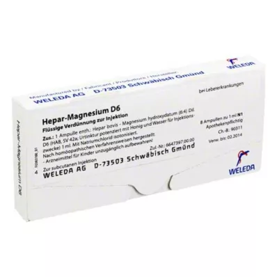 Hepar-Magnesium D 6 ampoules, 8X1 ml