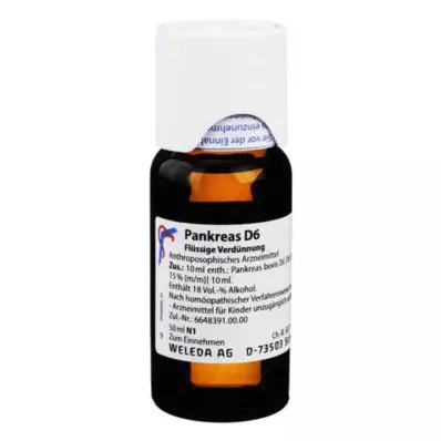 PANKREAS D 6 Dilution, 50 ml