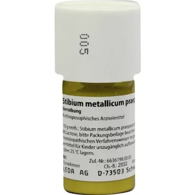 STIBIUM METALLICUM PRAEPARATUM D 10 Trituration, 20 g STIBIUM METALLICUM PRAEPARATUM D 10 Trituration, 20 g
