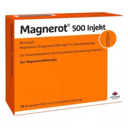 MAGNEROT 500 Inject Ampoules, 10X5 ml