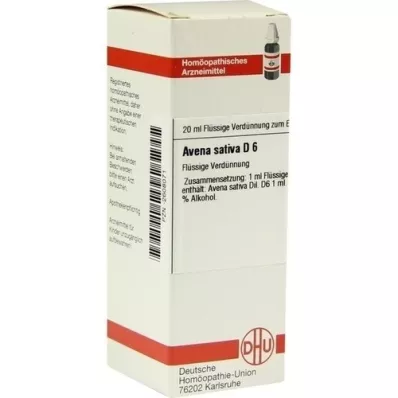 AVENA SATIVA D 6 Dilution, 20 ml