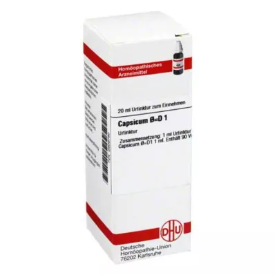 CAPSICUM mother tincture D 1, 20 ml