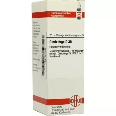 CIMICIFUGA D 30 Dilution, 20 ml