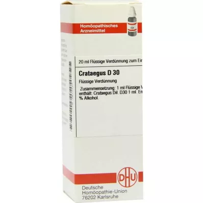 CRATAEGUS D 30 Dilution, 20 ml
