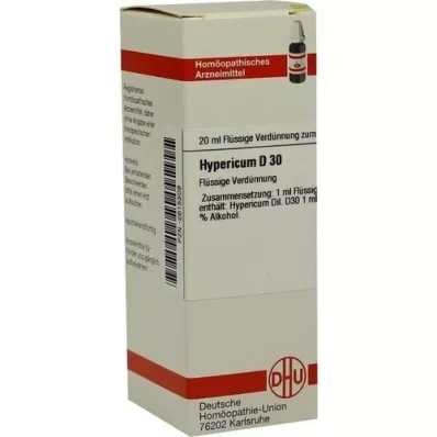 HYPERICUM D 30 Dilution, 20 ml