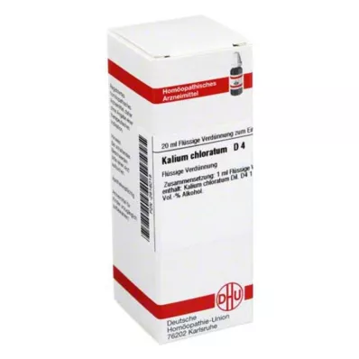 KALIUM CHLORATUM D 4 dilution, 20 ml