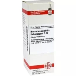 MERCURIUS SOLUBILIS Hahnemanni D 12 Dilution, 20 ml