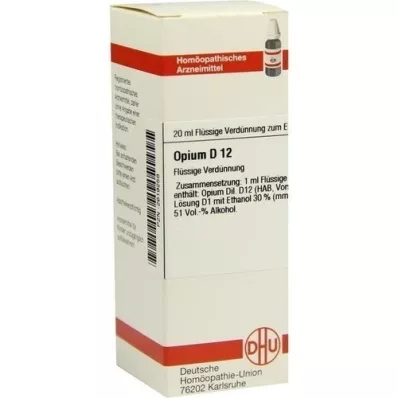 OPIUM D 12 Dilution, 20 ml