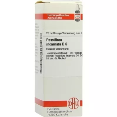 PASSIFLORA INCARNATA D 6 Dilution, 20 ml