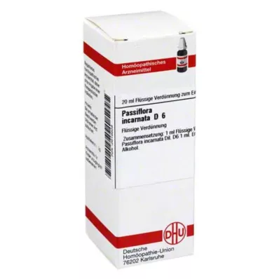 PASSIFLORA INCARNATA D 6 Dilution, 20 ml PASSIFLORA INCARNATA D 6 Dilution, 20 ml
