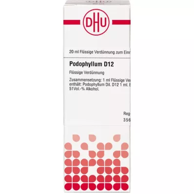 PODOPHYLLUM D 12 Dilution, 20 ml