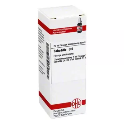 SABADILLA D 6 Dilution, 20 ml SABADILLA D 6 Dilution, 20 ml