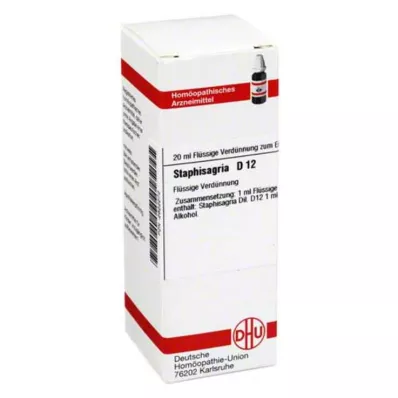 STAPHISAGRIA D 12 Dilution, 20 ml STAPHISAGRIA D 12 Dilution, 20 ml