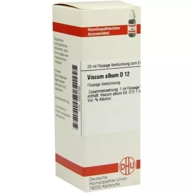 VISCUM ALBUM D 12 Dilution, 20 ml