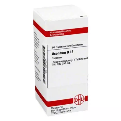 ACONITUM D 12 tablets, 80 pc