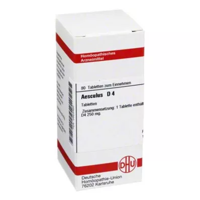AESCULUS D 4 tablets, 80 pc AESCULUS D 4 tablets, 80 pc