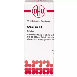 AESCULUS D 4 tablets, 80 pc