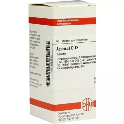 AGARICUS D 12 tablets, 80 pc
