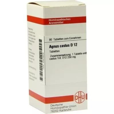 AGNUS CASTUS D 12 tablets, 80 pcs