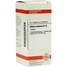 ALLIUM SATIVUM D 12 tablets, 80 pc