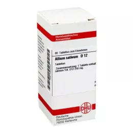 ALLIUM SATIVUM D 12 tablets, 80 pc