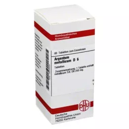 ARGENTUM METALLICUM D 6 tablets, 80 pc