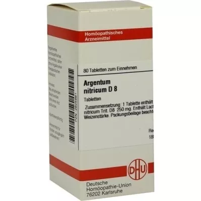 ARGENTUM NITRICUM D 8 tablets, 80 pc