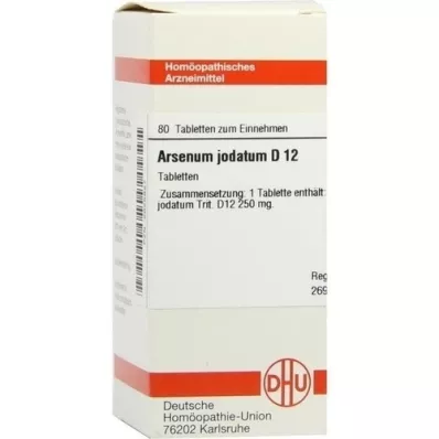 ARSENUM JODATUM D 12 tablets, 80 pc