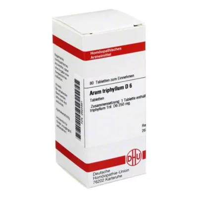 ARUM TRIPHYLLUM D 6 tablets, 80 pc ARUM TRIPHYLLUM D 6 tablets, 80 pc