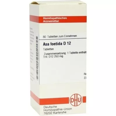 ASA FOETIDA D 12 tablets, 80 pc