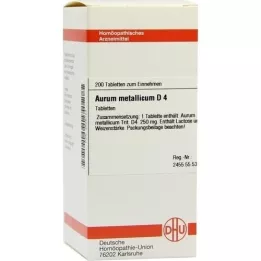 AURUM METALLICUM D 4 tablets, 200 pc