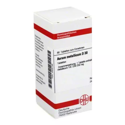 AURUM METALLICUM D 30 tablets, 80 pc