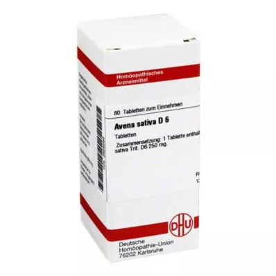 AVENA SATIVA D 6 tablets, 80 pc