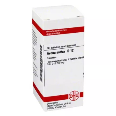 AVENA SATIVA D 12 tablets, 80 pc