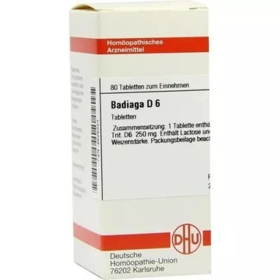 BADIAGA D 6 tablets, 80 pc