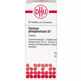 CALCIUM PHOSPHORICUM D 1 tablets, 80 pc