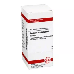 CARDUUS MARIANUS D 1 tablets, 80 pc