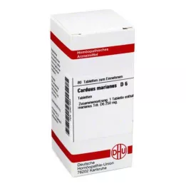 CARDUUS MARIANUS D 6 tablets, 80 pc