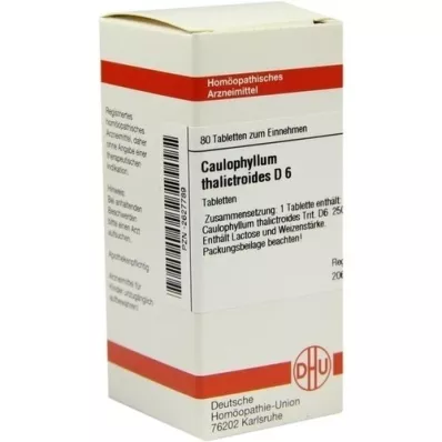 CAULOPHYLLUM THALICTROIDES D 6 tablets, 80 pc