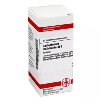CAULOPHYLLUM THALICTROIDES D 6 tablets, 80 pc CAULOPHYLLUM THALICTROIDES D 6 tablets, 80 pc