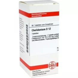 CHELIDONIUM D 12 tablets, 80 pc