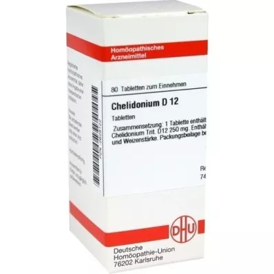 CHELIDONIUM D 12 tablets, 80 pc