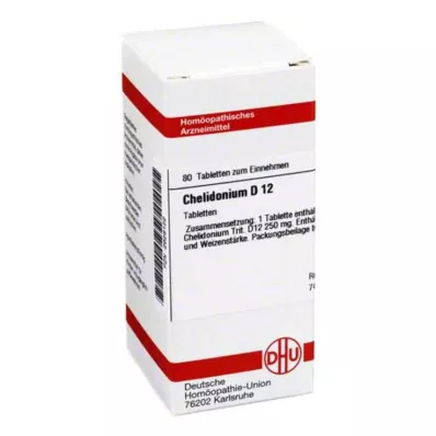 CHELIDONIUM D 12 tablets, 80 pc CHELIDONIUM D 12 tablets, 80 pc
