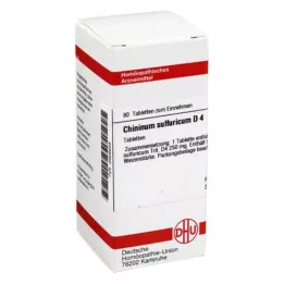 CHININUM SULFURICUM D 4 tablets, 80 pc