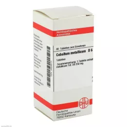 COBALTUM METALLICUM D 6 tablets, 80 pc