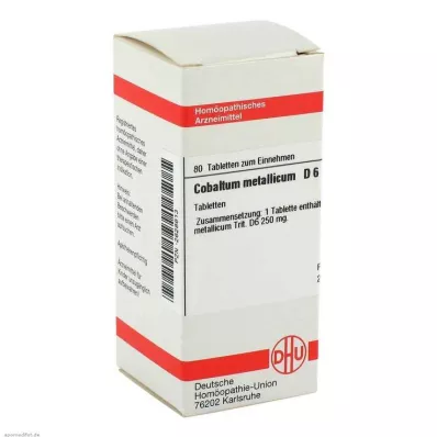 COBALTUM METALLICUM D 6 tablets, 80 pc